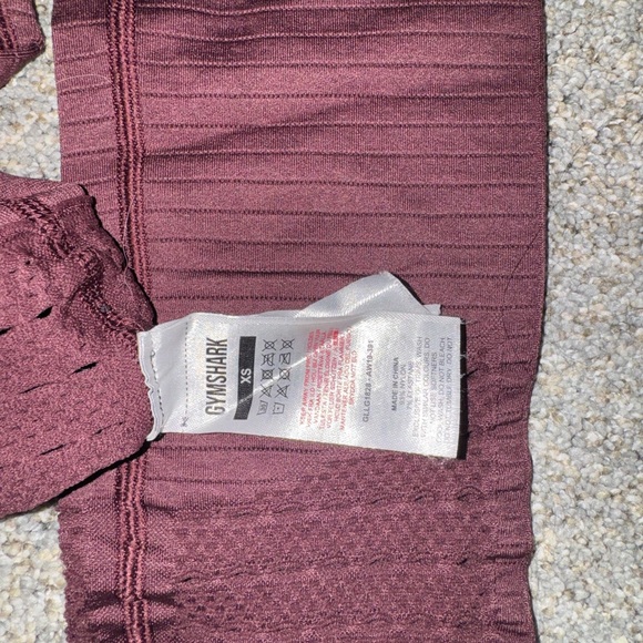 Gymshark Burgundy Leggings - Picture 4 of 5
